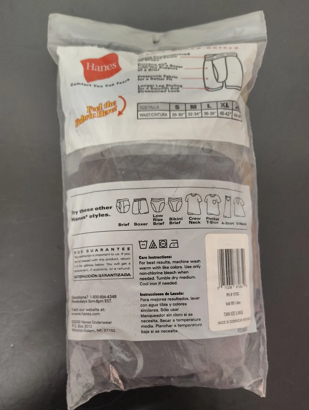 Hanes classic boxer